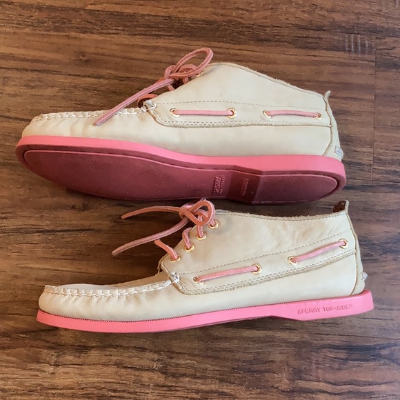 Sperry top sider ankle loafers leather size 10M - Picture 8 of 9